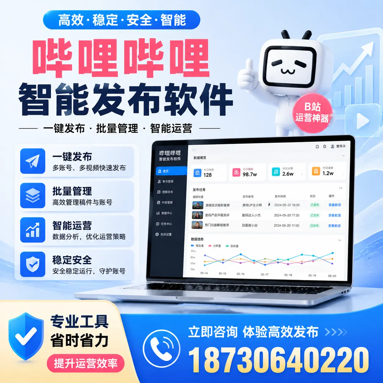 解密哔哩哔哩智能发布软件:功能与优势分析在 牡丹江